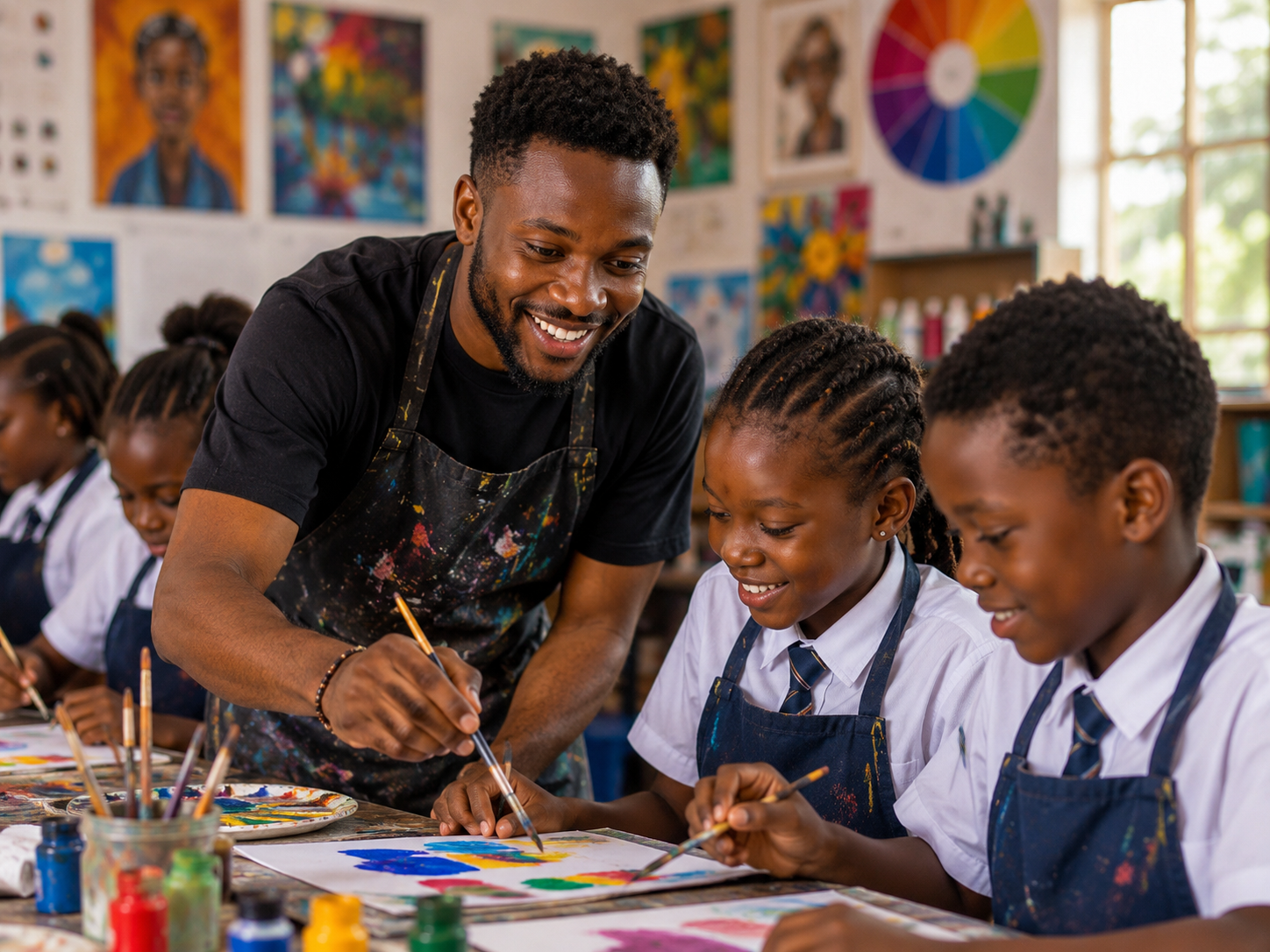 Students in an enrichment activity